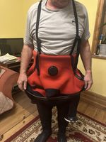 Dry Suit. With Kubi Dry Gloves Size L . Size 10 boots. Chest 43 Inch chest.