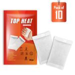 Top Heat Hand Warmers - 8+ Hours Warm Hands - Hand Heat Pads - 10 Pairs