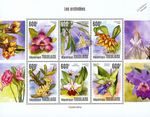 ORCHIDS / Orchid Wild Flowers / Flower MNH 6v-Stamp Sheet #60 (2024 Togo)