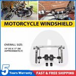Universal Motorbike Wind Screen Deflector Windscreen Motorcycle Front Windshield