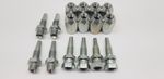 Re-usable Hydraulic Hose Fitting/Insert Female BSP Repair Kit 16 Pce 3/8 2 wire 