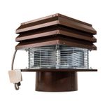 CHIMNEY FAN round flue 30 cm 300 mm Ventilation Exhaust fan chimney Pro FLUE FAN