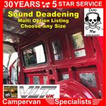 Sound Deadening Proofing Camper Van VW Car Butyl DeadMat Metal Foil Audio Panel