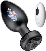 Remote Anal Plug Vibrating Butt Beads Vibrator Prostate Massage Sex Toy for Men