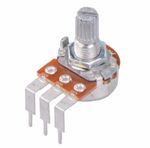 1K to 1M Linear / Logarithmic 16mm Right Angle Splined Potentiometer