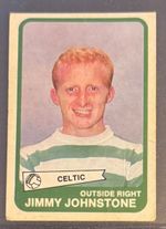 1968 A&BC SCOTTISH FOOTBALLERS YELLOW BACK JIMMY JOHNSTONE CELTIC HOF'er WIZARD