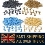 100PC Medieval Soldier Miniature Figures Plastic Army Men Battlefield Decoration