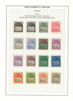 St Helena #79 - #93 (SG #97 / #112) Very Fine Mint Lightly Hinged Set