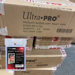 Sealed Case 100 Packs - Ultra PRO 2.5" x 3.5" Soft Trading Card Penny Sleeves