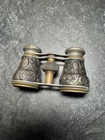 Late 19th Century Silver Opera Glasses/binoculars Birmingham Hallamark