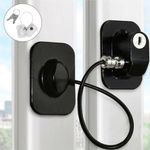 Door Window Lock Adhesive Child Safety Cabinet Refrigerator Lock White