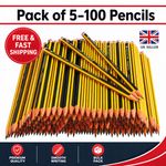 Staedtler Noris 1-100 HB Pencils Office School Craft Art Drawing Break-Resistant
