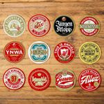 12 Liverpool Football Beer Mat Coasters Retro Gift Present Pack - New