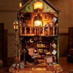 Owl Library Book Nook Gift Idea Owl Library Dollhouse Cozy Decor for Bookshelf