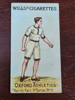 WILLS 1902 cigarette tobacco card VANITY FAIR #11 C B FRY - OXFORD ATHLETICS