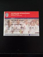 England v Uruguay. Anfield. Wednesday 1st March 2006. Ticket Stub.