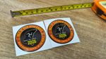 x2 ISLE OF MAN TT RACES 2026  stickers -  50mm round decals