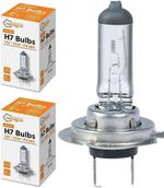 2 x H7 Bulbs (477/499) 12v 55W PX26d Headlight Halogen Bulb For Ford Galaxy MK2