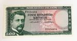 Vintage Icelandic 500 Kronur Banknote P#45 1961 (1974-1980) *Rare