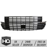 VW T6.1 Transporter Front Gloss Black Badgeless Grille (2020-2024)