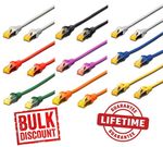 Cat 6A Fast 10Gb Ethernet Internet RJ45 S-FTP LSZH Patch Cable POE Broadband