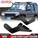 For Land Rover Discovery 2x52'' Curved Led Light Bar Mounts Brackets Stainless 