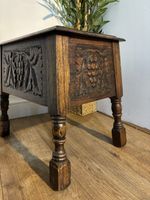 Vintage Oak Sewing Sewing Box 