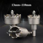 Carbide Hole Saw Alloy Stainless Steel Metal Drill For Steel Metal 13mm-110mm