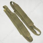 WW2 Original British 37 Pattern Cross Straps Pair Canvas Webbing Suspenders