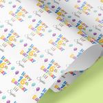 Wrapping Paper Birthday Personalised Any Name & Age Premium Custom Gift Wrap UK
