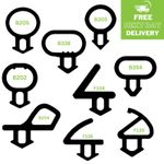 uPVC Window Door Gasket Bubble Flipper Rubber Draught Seal Vent Sash Replacement