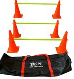 Dog Agility Set Jump Training Equipment Jumping Pets Hurdle Cones with Carry Bag