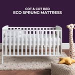 NightComfort Eco Pocket Spring Toddler Cot Bed Mattress - Single/Double Layered