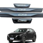 For Mazda CX5 CX-5 Accessories Door Sill Scuff Plate Protector Car Sticker 2026
