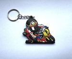 BARRY SHEENE 3D KEY RING / KEY FOB  SUZUKI SHEENE DUCK NUMBER 7