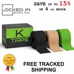 LOCKED IN K-Tape Sports Tape - 5cm x 5m Roll  Physio & Sports Injury Muscle Tape