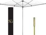 Rotary Airer  4 Arm 40, 45, 50, 60m Waterproof Rotary Washing Line SG Traders