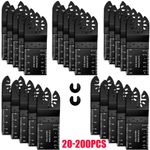20-200PCS Oscillating Multi Tool Saw Blades Wood Plastic Aluminum Cutter Cisivis