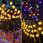Solar 5m 50LED Christmas LED Bubble Ball Light  Light String Outdoor Decor