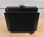 Escort Mk1 Mk2 Alloy Radiator - BDG Black Powder Coat Finish