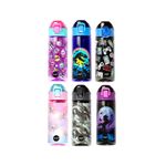 Fringoo Kids Water Bottle BPA Free Drink Bottle Flip Top 600 ml Leakproof School