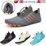 Womens Mens Water Shoes Aqua Shoes Beach Swim Barefoot Non Slip Surfing Size UK