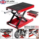 500KG Motorbike Motorcycle Table Bench Workshop Scissor Lift Jack Stand Paddock