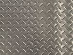 CHECKER - PLATE PVC RUBBER GRAPHITE GREY FLOORING MATTING 2M WIDE X 2.5MM THICK