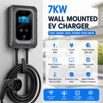 32A 7KW EV Charger Type 2 Electric Vehicle Car Charging Station With 5M Cable