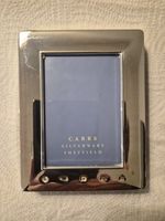 Matched Pair Solid Silver Picture Frames & One Other Square Solid  Silver Frame