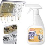 Oven Cleaner Heavy Duty Oven Cleaner Foam Cleaners for BBQ, Grill, Hob & Stoveto