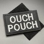 Ouch Pouch First Aid Patch Black Military Medic Medical Tactical Kit Hook & Loop