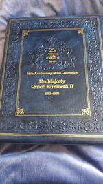 Stamp Album With Stamps.  25th Anniversary Of The Coronation. H M QE11. 1953-78.