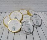 Set of 50 x personalised chocolate coins for Christening Baptism Holy Communion